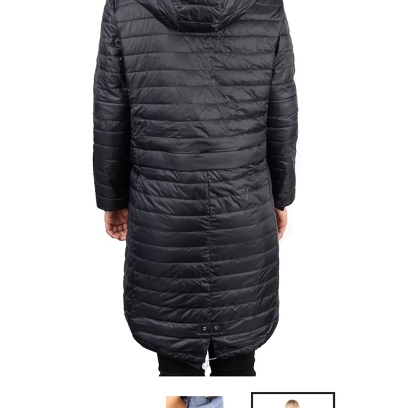 HAZEL 7 IN 1 COUNTRY BLUE & GREY ELEVEN ELFS DOWN COAT - Picture 3 of 16